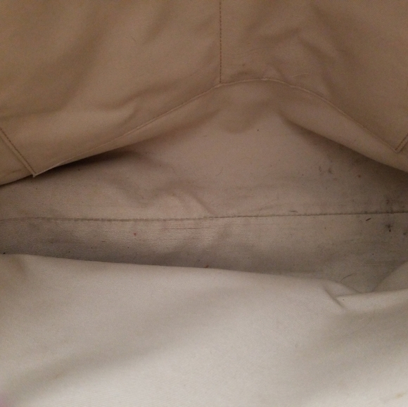 COACH Peyton Large Tote Gold Crossgrain Leather - Picture 7 of 8